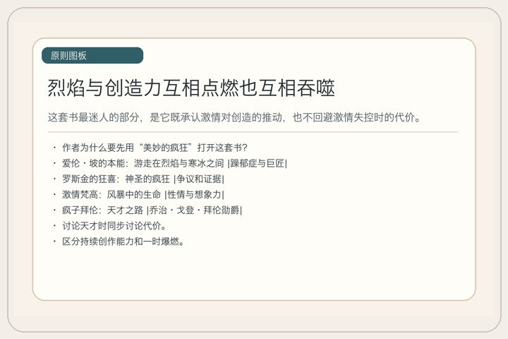 烈焰与创造力互相点燃也互相吞噬