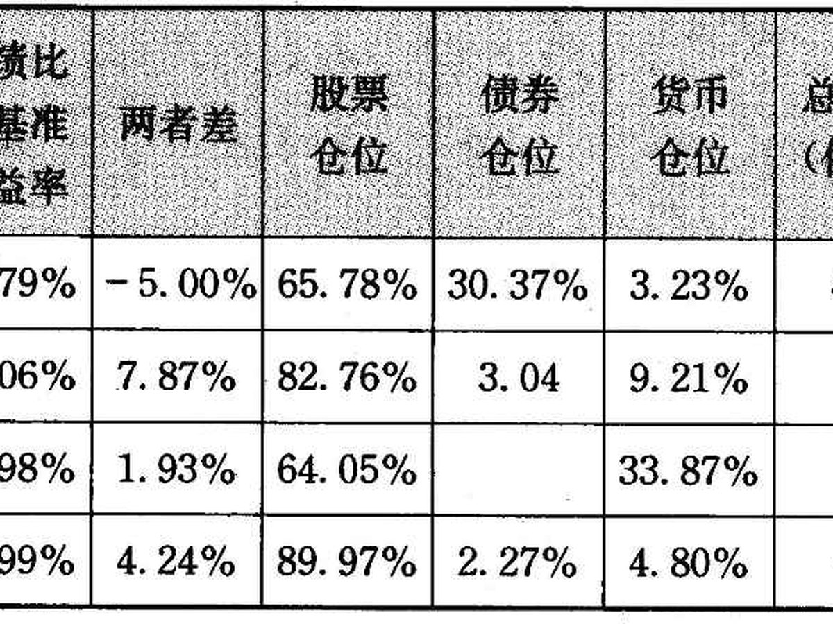基金公司季报/持仓表