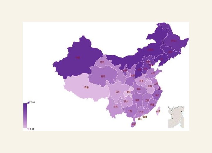 图3-122 各省购房者在上海的购房指数