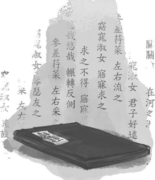 《诗经》为中国最早的诗歌总集，相传为孔子所编，收集从西周初到春秋中叶500年间的诗歌，共计305篇